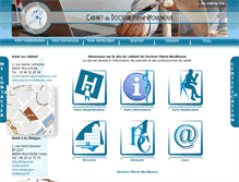 Tablet Screenshot of docteurmoulinoux.com